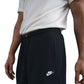 Nike Mens Club Open-Hem Sweatpants - Black