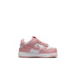 Nike (TD) Dunk Low - White/Pink Glaze