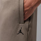 Air Jordan Mens Oversized Open Hem Sweatpants - Olive Grey