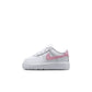Nike (TD) Force 1 Low - White/Soft Pink