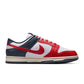 Nike Mens Dunk Low Retro  - White/University Red