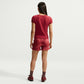 Nike Womens Cropped Tee - Crimson