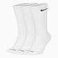 Nike 3-Pack Everyday Plus Lightweight Crew Socks - White