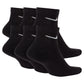 Nike Men's Everyday Cushioned 6-Pack Ankle Socks - Black