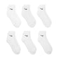 Nike Men's Everyday Cushioned 6-Pack Ankle Socks - White