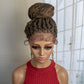 New Arrival Bun Braided Wig | Lace Front Updo with Baby Hair