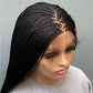 Glueless Micro Braid Wig | 13x4 Lace Frontal | Customizable Tiny Braids | For Black Women