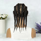 KIMA Full Lace Cornrow Box Braids Wig | Versatile Braiding Styles