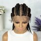 KIMA Full Lace Cornrow Box Braids Wig | Versatile Braiding Styles