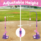 Contixo 3-in-1 Kids T-Ball Set - Adjustable Tee, 6 Balls, Indoor/Outdoor, Ages 3-5 by Contixo