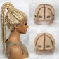 24" Braided Ponytail Wig | Lace Front with Baby Hair