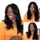Layered Human Hair Wig with Curtain Bangs | 13x4 Lace Front & 4x4 Closure | Glueless Wear-to-Go