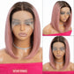 Ginger Short Bob Wig | Straight Human Hair T-Part Lace Front