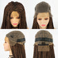 36" Knotless Box Braids Full Lace Wig | Crochet Braids | Synthetic Braiding Hair | Black Women