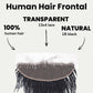 Afro Kinky Curly 13x4 Transparent Lace Human Hair Frontal