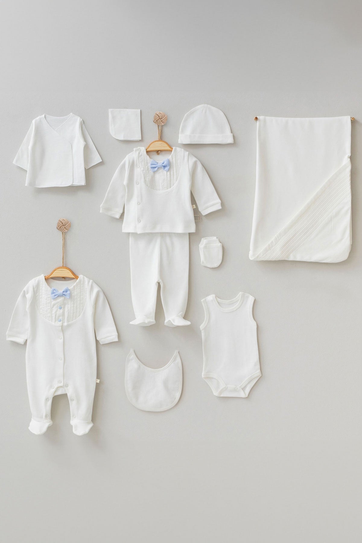 Alex Baby Blue Newborn Coming Home Set (10 pcs)
