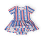 All-American Girl S/S Twirl Bodysuit