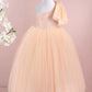 Amy Salmon Party Dress