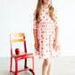 An Apple a Day 3/4 Sleeve Pocket Twirl Dress