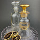 Antique Apothecary Perfume Bottles. Set of 2 Victorian Rose Water Bottles. Beautifully Detailed Collectible Bottles. Vintage Gifts.