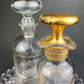 Antique Apothecary Perfume Bottles. Set of 2 Victorian Rose Water Bottles. Beautifully Detailed Collectible Bottles. Vintage Gifts.