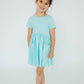 Aqua S/S Pocket Twirl Dress