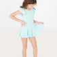 Aqua S/S Twirl Leotard