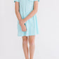 Aqua T-Shirt Dress