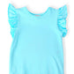 Aqua S/S Ruffle Tee