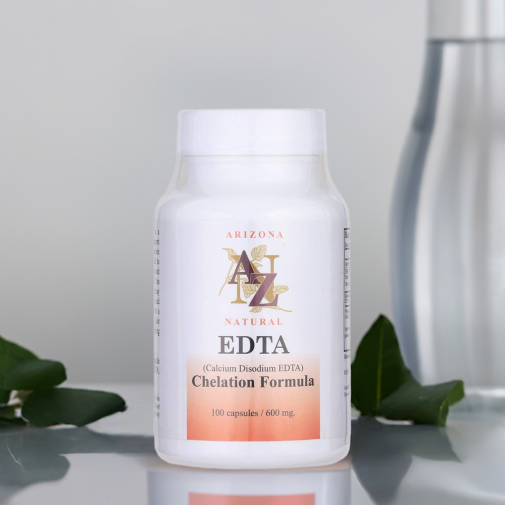 Arizona Natural Resource Calcium Disodium EDTA, 600mg, 100 Capsules