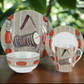 Prestigious Cloth Porcelain (Aso Oke)  (16pcs SET)