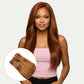 Auburn Seamless Clip-In 100% Human Hair Extensions