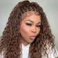 BOHEMIAN KNOTLESS BRAID WIG, FULL LACE, WAIST, VIP LUX COLOR