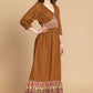 Bohera Millie V-Neck Accent Dress