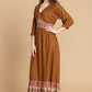 Bohera Millie V-Neck Accent Dress