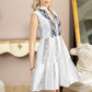 Bohera Cecilia Blossoms Embroidered Dress