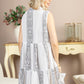Bohera Cecilia Blossoms Embroidered Dress