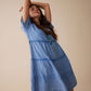 Bohera Celeste Textured Tiered Dress