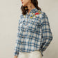 Bohera Trail Blossoms Embroidered Shirt