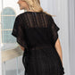 Bohera Tessa Black Lace Tunic Kaftan Top