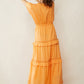 Bohera Miralee Golden Tiered Maxi Dress