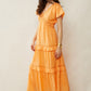 Bohera Miralee Golden Tiered Maxi Dress