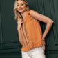 Bohera Audrey Anne Embroidered Frilled Top
