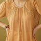 Bohera Cherise Embroidered Washed Top