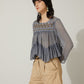 Bohera Moana Embroidered Washed TOP