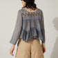 Bohera Moana Embroidered Washed TOP