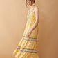 Bohera Louisa Anne V-Neck Long Dress