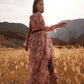 Bohera Eleanor V-Neck Paisley Maxi Dress