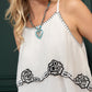 Bohera Aurora Rose EmbroideredTop