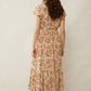 Bohera Floral Splendor Drop Waist Dress